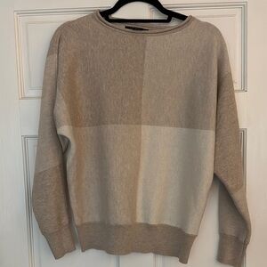 Colorblock Sweater in Neutral Tones